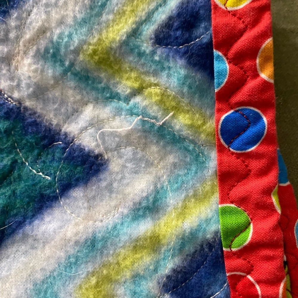 Project Linus Colorful Monster Pattern Quilt OSB - Picture 4 of 7